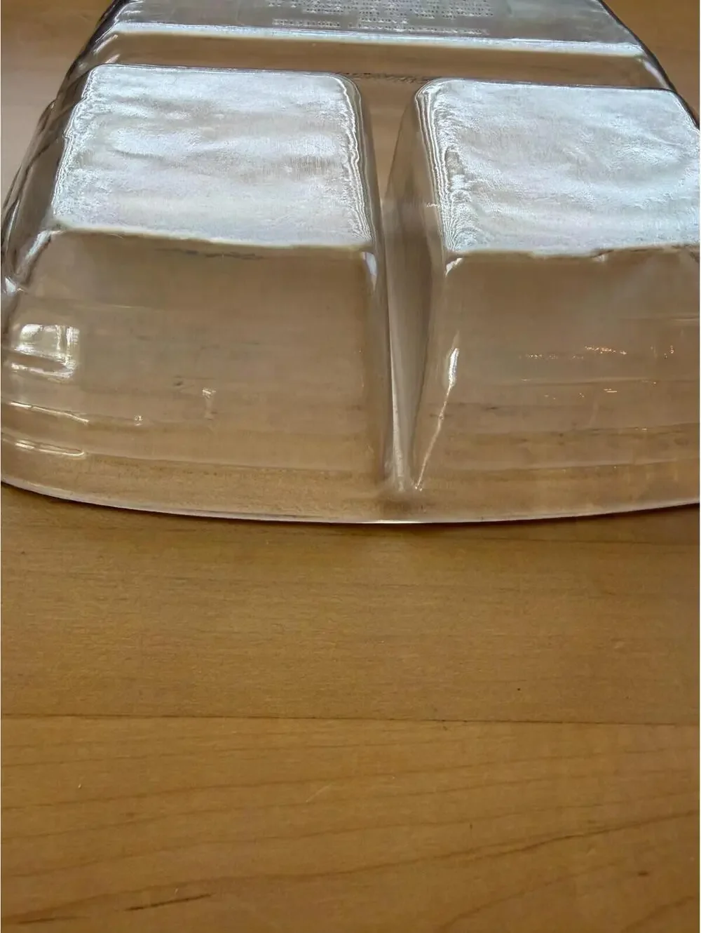 Longaberger Basket Clear Plastic Divided Protector #41327 8.25